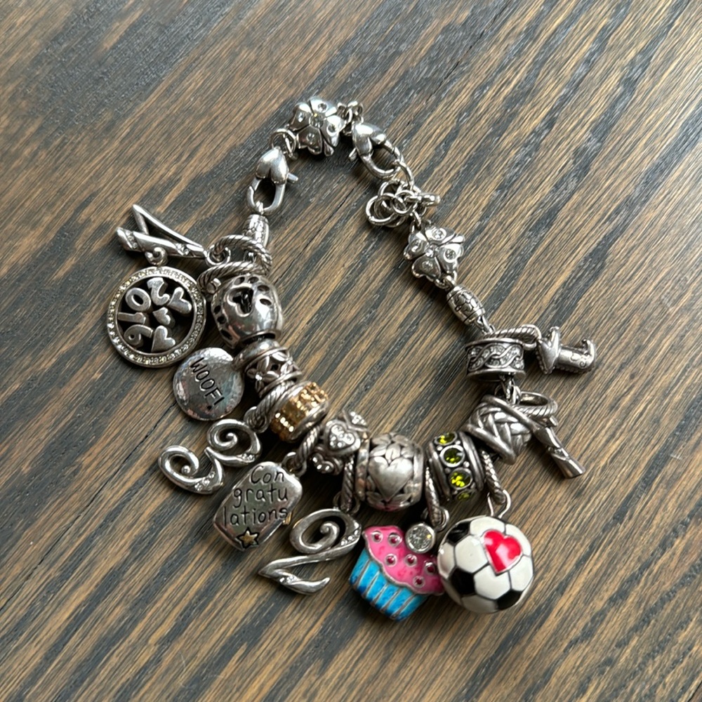 Brighton Silver Number “3” Charm - Picture 3 of 4